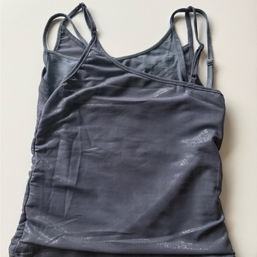 Women's Double Layered Purple/Blue Top - Picture 6 of 7